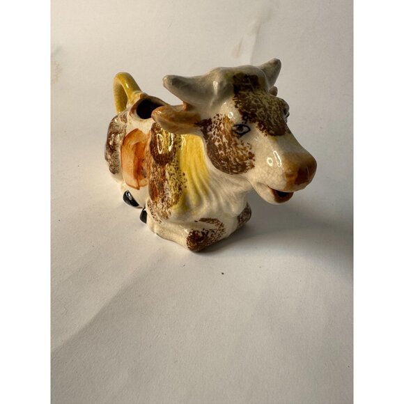 Vintage Hand-Painted Ceramic Cow Creamer Made In Japan - Picture 15 of 16